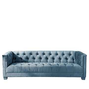 Luxe 3 Seater Teal