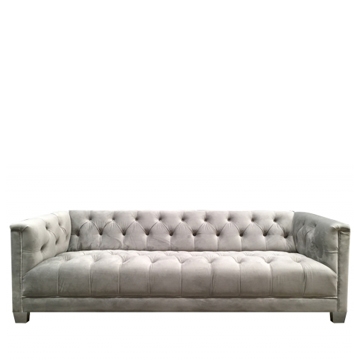Luxe 3 Seater Grey